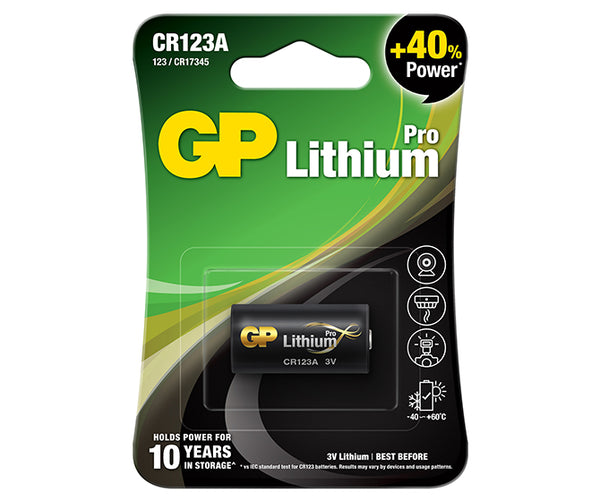 GP Lithium Battery Pro CR123A