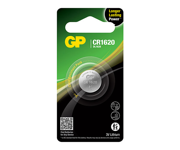GP Lithium Coin Battery CR1620