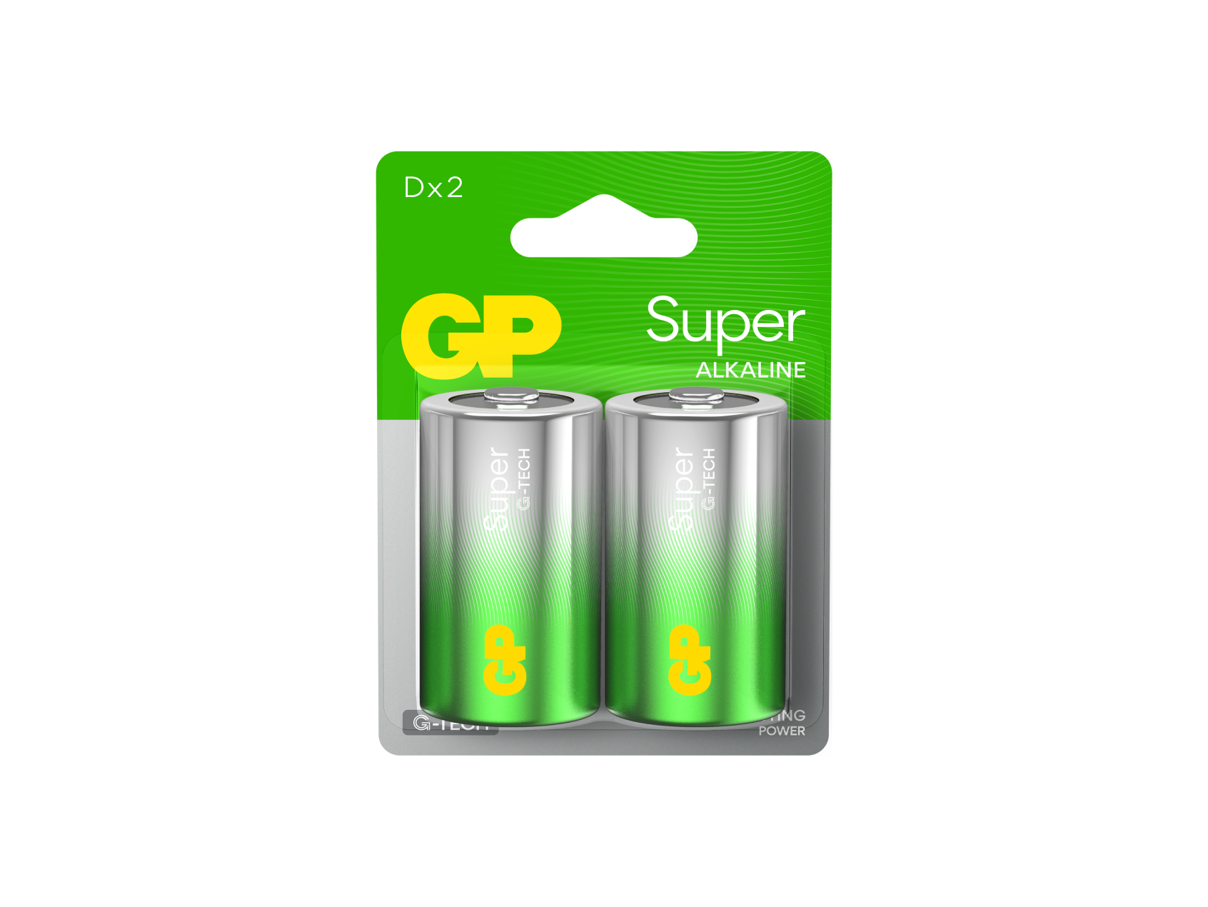 GP Super Alkaline D Size Batteries