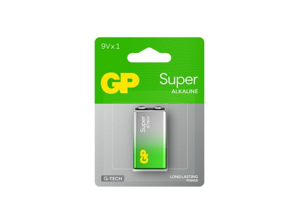 GP Super Alkaline 9V Batteries