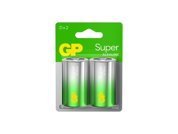 GP Super Alkaline D Size Batteries