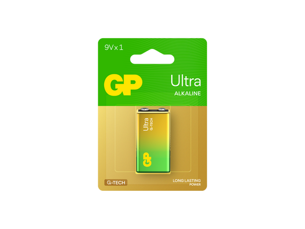 GP Ultra Alkaline 9V Batteries