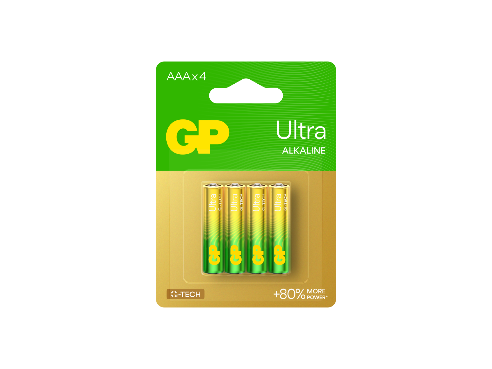 GP Ultra Alkaline AAA Batteries
