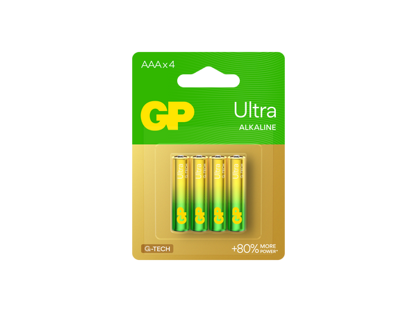 GP Ultra Alkaline AAA Batteries